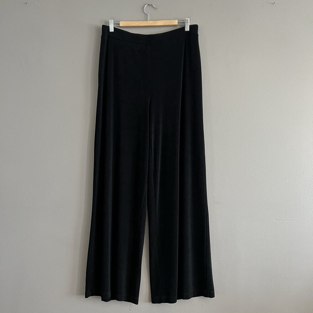 Chico’s Travelers Pants Women XL 3R Black Pull-On Slinky Stretch High Rise